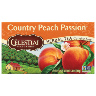 Herbal Tea, Caffeine Free, Country Peach Passion, Tea Bags
