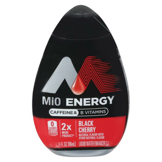 MiO Black Cherry Naturally Flavored Liquid Water Enhancer with 2X More