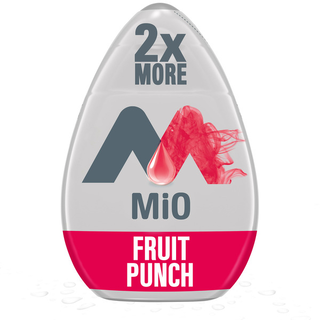 MiO Fruit Punch Naturally Flavored Liquid Water Enhancer with 2X More
