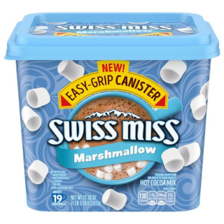 Swiss Miss Cocoa Milk Chocolate With Marshmallows Canister