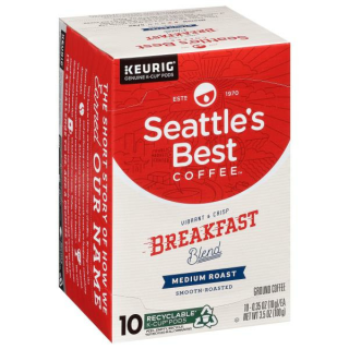 Seattle's Best Coffee Coffee Ground Medium Roast Breakfast Blend K-Cup Pods