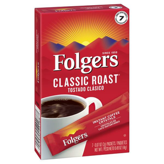 Instant Coffee Crystals Classic Roast Single Serve Packets