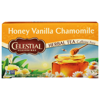 Celestial Seasonings Herbal Tea, Caffeine Free, Honey Vanilla Chamomile, Tea Bags