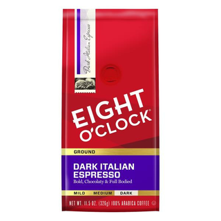 Eight O'Clock Coffee Eight O'Clock Dark Italian Espresso Dark Roast Ground Coffee