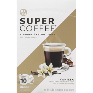 Super Coffee Coffee Vanilla Recyclable Brew Cups