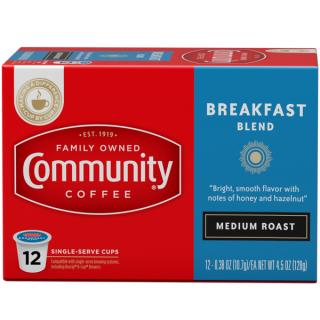 Community Coffee Breakfast Blend Medium Roast Coffee Single Serve Cups