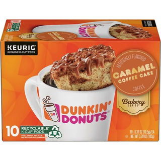 Dunkin' Donuts Caramel Coffee Cake Coffee