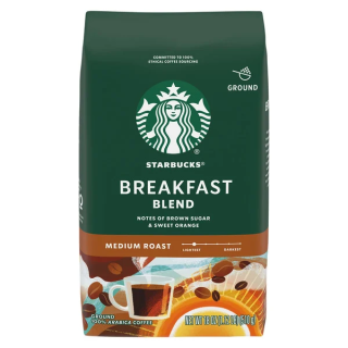Starbucks Breakfast Blend Medium Roast Ground