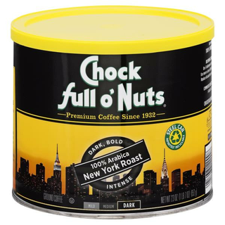 Chock full o'Nuts Coffee Ground New York Roast Dark