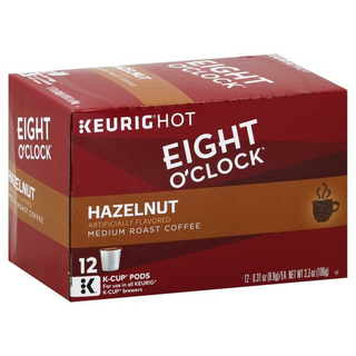 Eight O'Clock Coffee Coffee Medium Roast Hazelnut K-Cup Pods