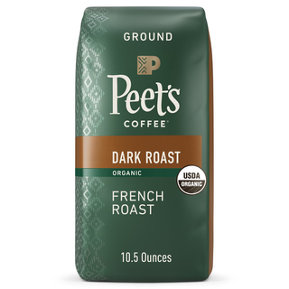 Peet's Coffee Organic French Roast Dark Roast Ground Coffee