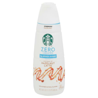 Starbucks Zero Hazelnut Flavored Liquid Coffee Creamer Hazelnut Flavored Creamer