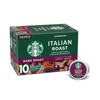 Starbucks Italian Roast Dark Roast K-Cup Coffee