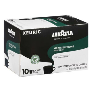 Lavazza Coffee 100% Arabica Ground Dark Roast Gran Selezione K-Cup Pods