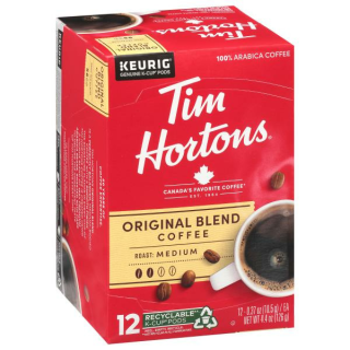 Tim Hortons Coffee, Medium Roast Original Blend K-Cup Pods