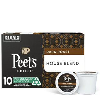 Peet's Coffee House Blend Dark Roast Coffee K?Cup Pods