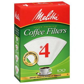 Melitta Super Premium White Cone Coffee Filters