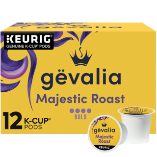 Gevalia Majestic Roast Bold Dark Roast Keurig K-Cup Coffee Pods