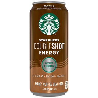 Starbucks Double Shot Energy Mocha Fortified Energy Coffee Drink