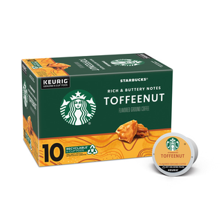 Starbucks Toffeenut Flavored K-Cup Coffee