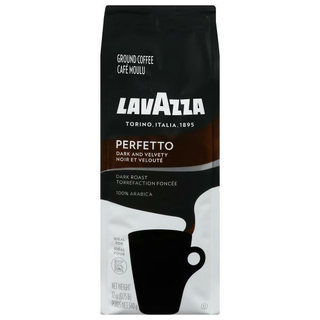 Lavazza Coffee Ground 100% Arabica Dark Roast Perfetto