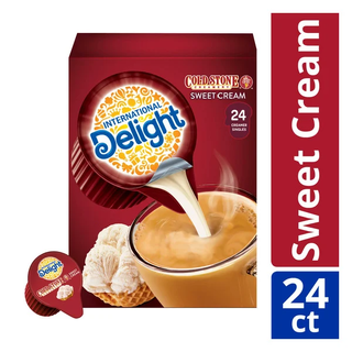 International Delight Cold Stone Creamery Sweet Cream Coffee Creamer Singles