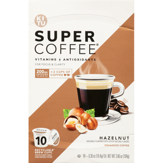 Super Coffee Coffee Enhanced Hazelnut Brew Cups