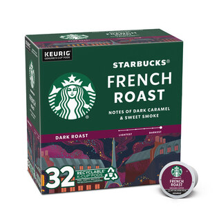 Starbucks French Roast Dark Roast K-Cup Coffee