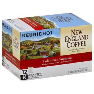 New England Coffee Colombian Supremo Medium Roasted Coffee K-Cup Pods