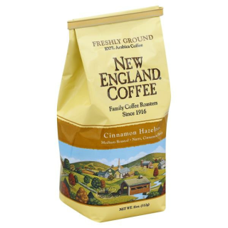 New England Coffee Coffee Freshly Ground Medium Roast Cinnamon Hazelnut Bag