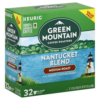 Green Mountain Coffee 100% Arabica Medium Roast Nantucket Blend K-Cup Pods