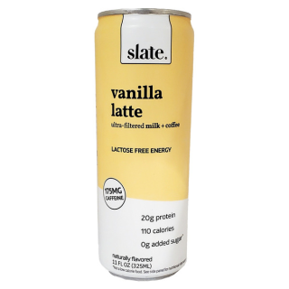 Slate Lactose Free Energy Vanilla Latte Coffee Beverage