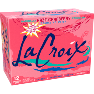 LaCroix Sparkling Water, Razz-Cranberry