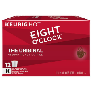 Eight O'Clock Coffee Coffee Medium Roast The Original K-Cup Pods